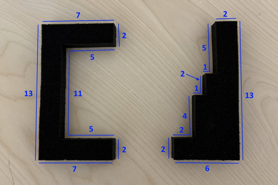 Custom Foam Inserts for Iris Keyboard Travel Case